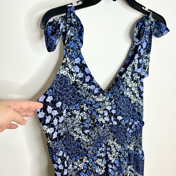 Rebecca Taylor ‘Ava’ Floral Smocked-Waist Silk Playsuit - Picture 11 of 14